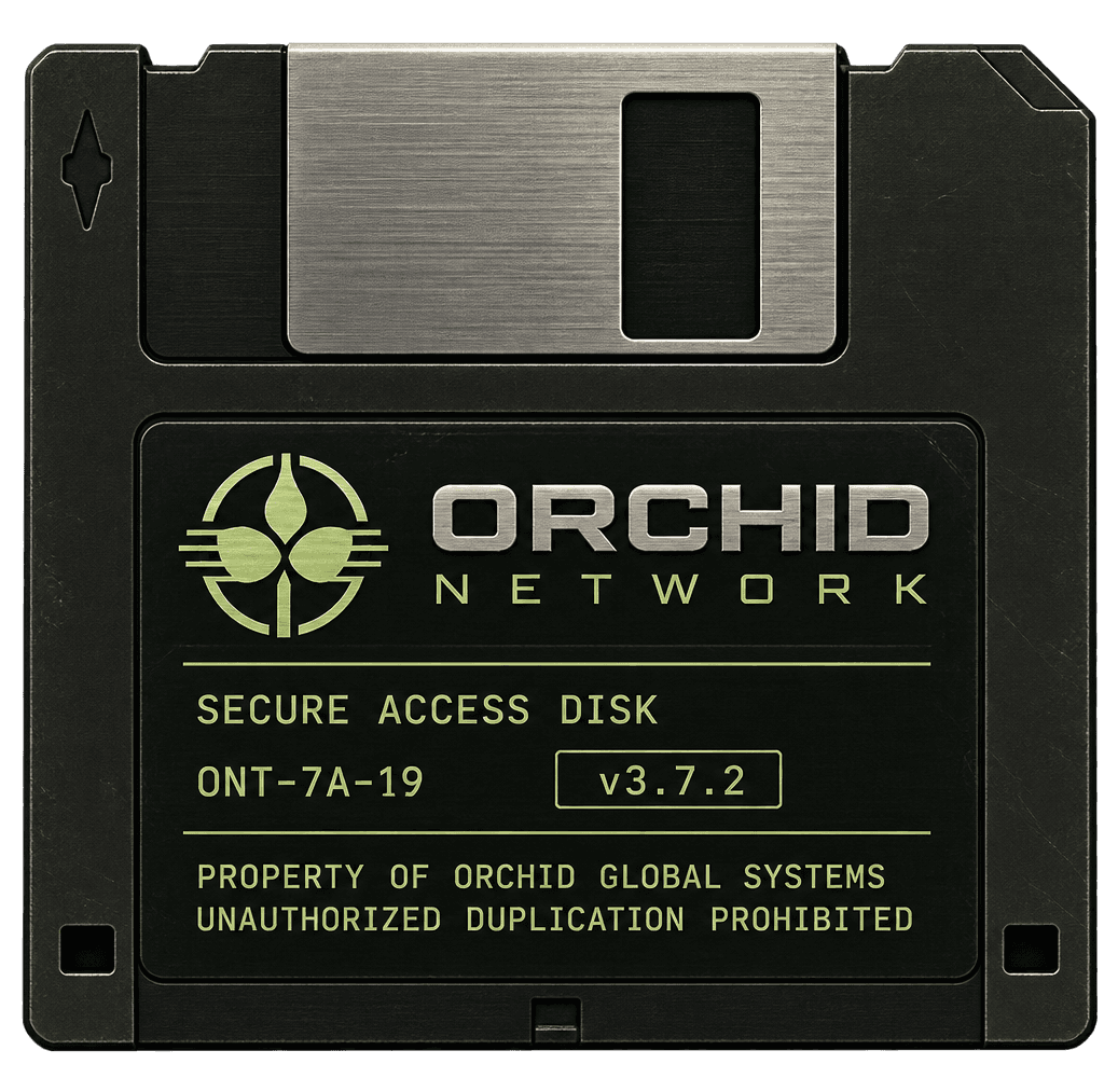 ORCHID Network secure access disk